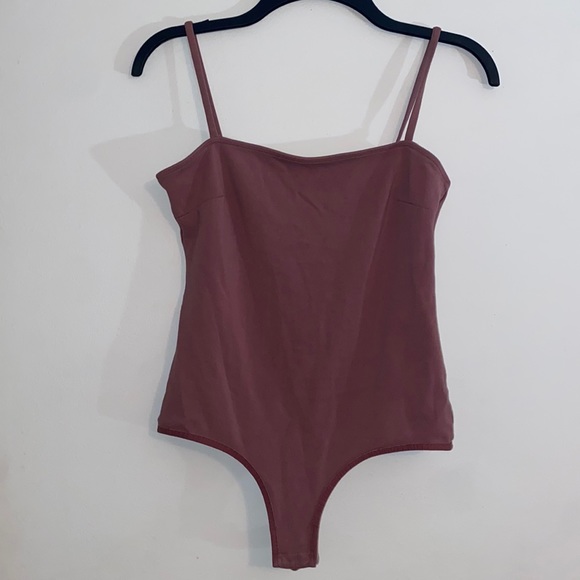 Free People Tops - Free People Intimately Free Dusty Rose Pink Bodysuit Medium